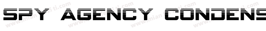 Spy Agency Condensed字体转换